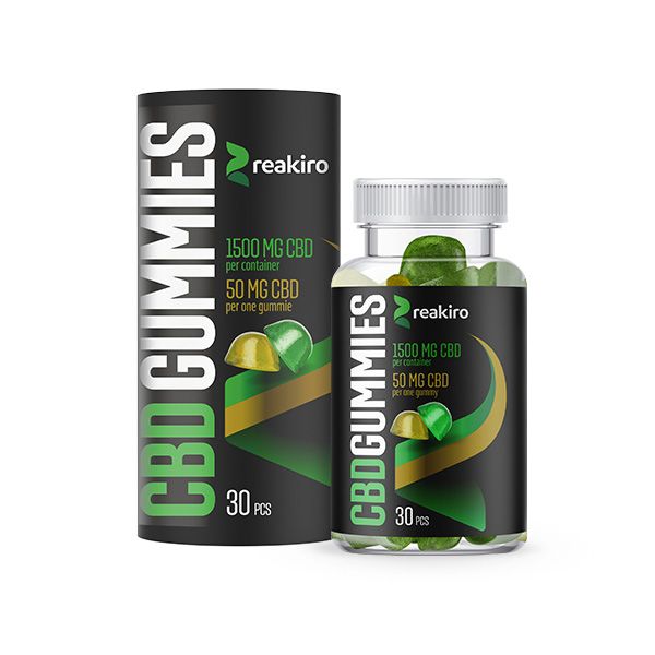 REAKIRO CBD Gumicukor 1500 mg 30 db