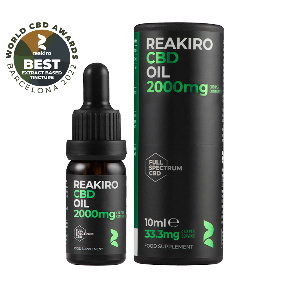 REAKIRO CBD Olaj 2000 mg 10 ml