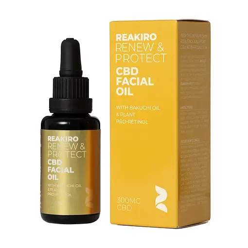 REAKIRO Renew & Protect CBD Facial Oil
